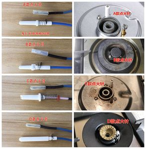 适合替代西门子灶带线点火针 煤气灶燃气炉具陶瓷打火配件 安装