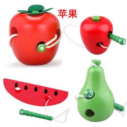 虫吃品牌毕业视频店铺玩具v品牌苹果穿线图片