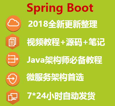 2018微服务整合Spring Boot\/Cloud视频教程JA