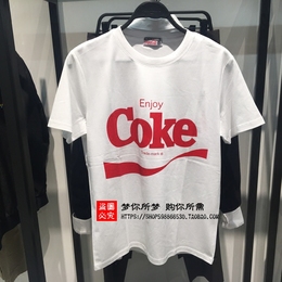可口可乐联名t恤太平鸟品牌店铺