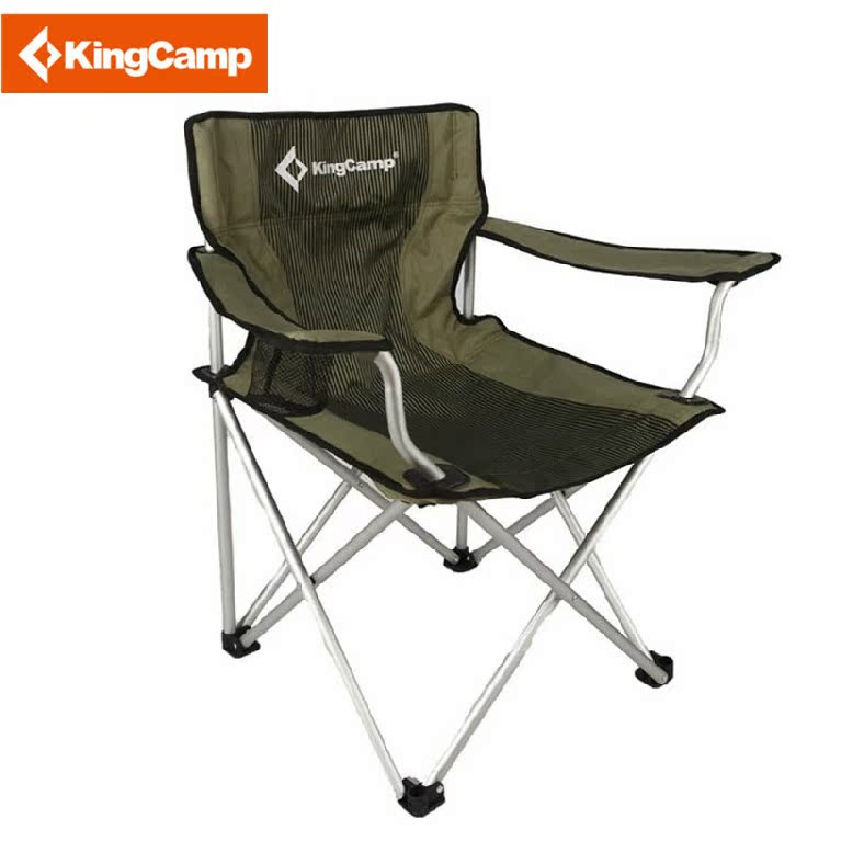 KingCamp折叠椅 户外扶手椅铝合金扶手连体椅 KC3803