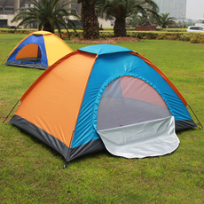 野外帐篷户外2-3-4人双人钓鱼露营沙滩野营单人家庭冬钓帐篷保暖