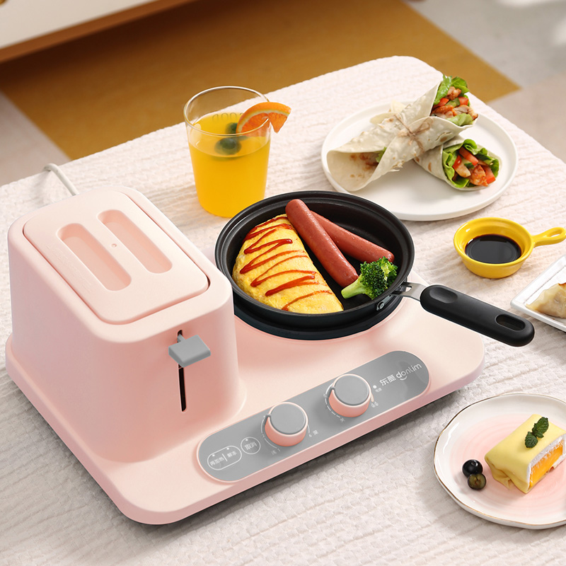 Donlim/东菱 DL-3405多功能早餐机三合一多士炉吐司家用烤面包机