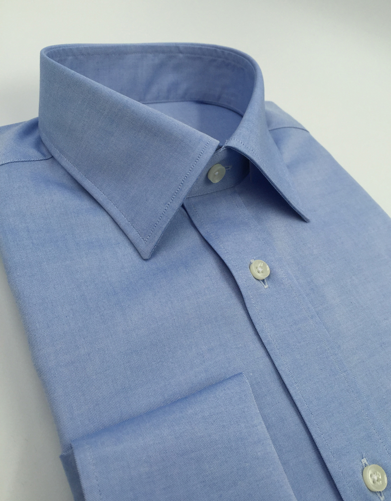 【James Tailor】衬衫定制 蓝色纯棉衬衣量身定做 上海实体店Z25