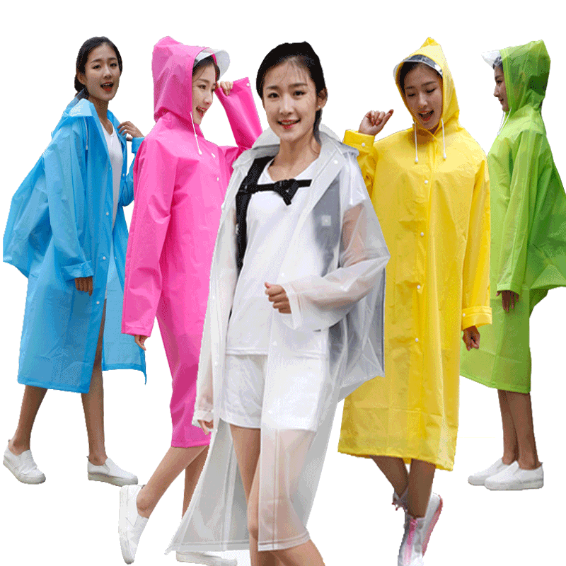 雨衣女单人衣可爱韩国时尚成人徒步骑行电动电瓶自行车透明雨披男