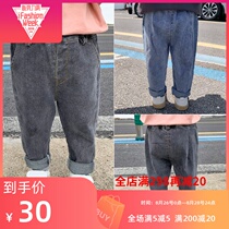 2019新款童装男童牛仔裤儿童春秋裤子宝宝薄款秋装小脚裤小童潮裤
