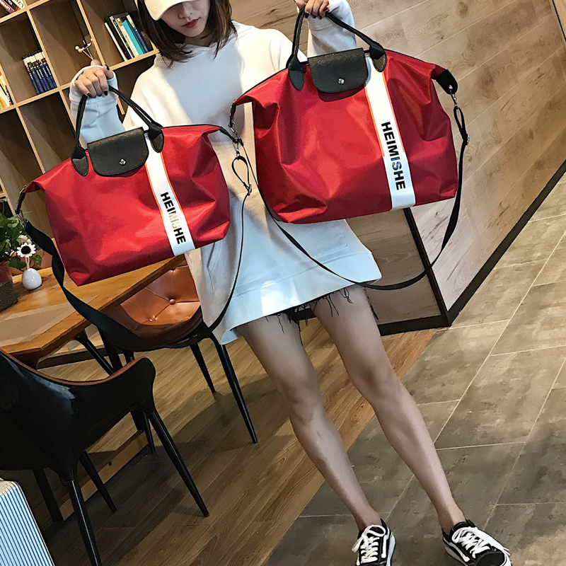 韩版短途旅行包女手提轻便大容量出差衣服行李包袋男游泳健身房包
