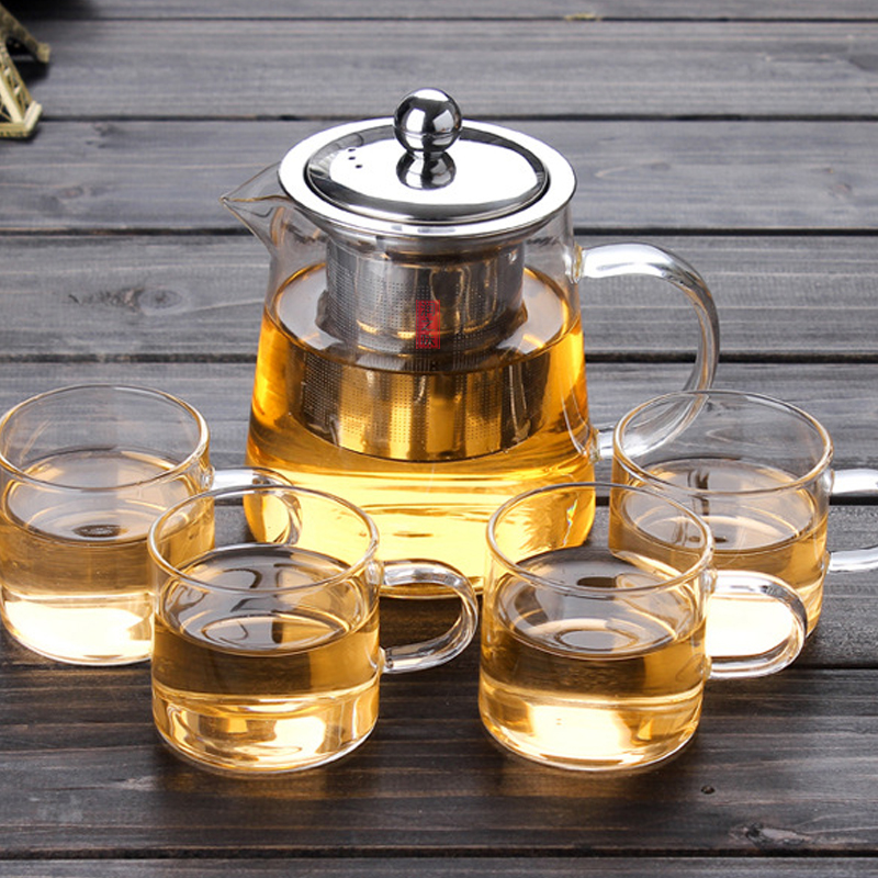 耐热玻璃茶壶茶具加厚泡茶壶茶艺壶办公花茶壶飘逸杯家用煮茶水壶