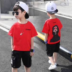 男童夏装2018新款套装夏季童装儿童短袖两件套中大童男孩韩版潮衣童装