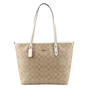 COACH蔻驰女士新款拉链手提中号托特单肩包女包58292 58846 57613单肩包