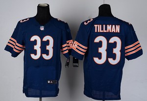 nfl橄榄球球衣精英版chicago bears 芝加哥熊队 33# tillman ￥ 55.