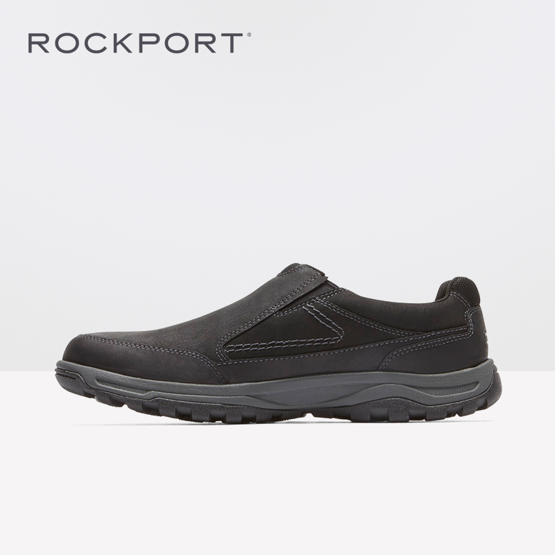 Rockport/乐步男鞋新款懒人鞋舒适户外套脚运动休闲乐福鞋V82285