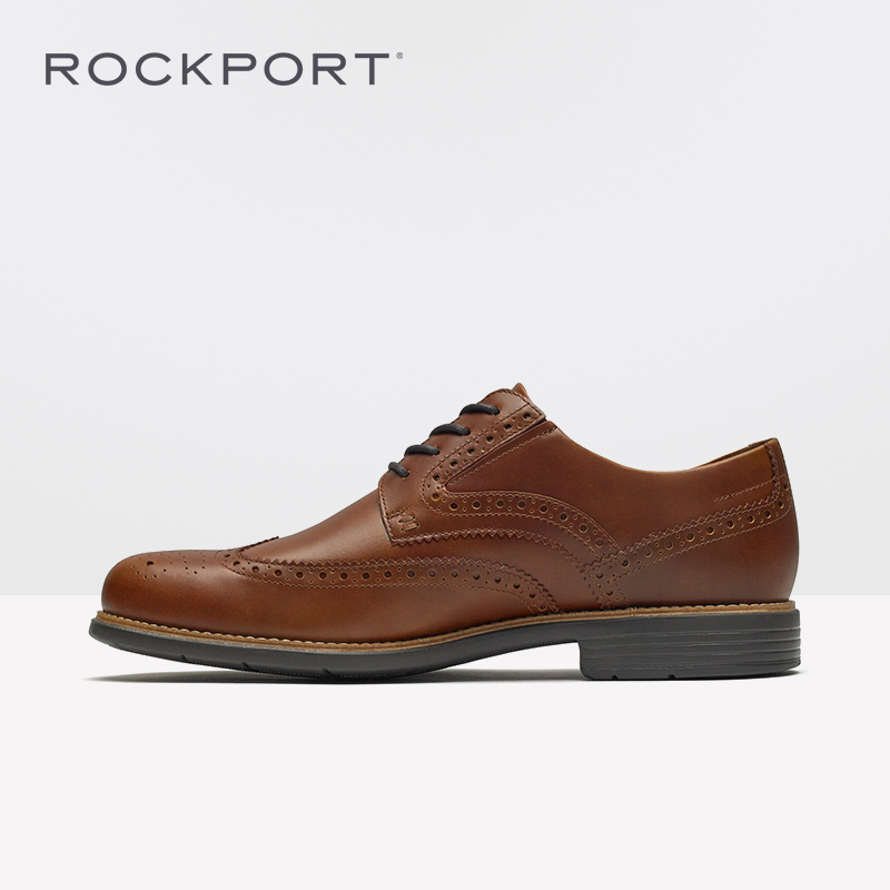 Rockport/乐步皮鞋潮流职业商务德比鞋防滑商务正装皮鞋男CH2218