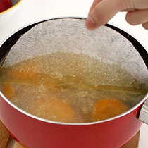 厨房煲汤煎炸吸油膜 烹饪工具吸油棉隔油膜食用食品滤油纸 12片装