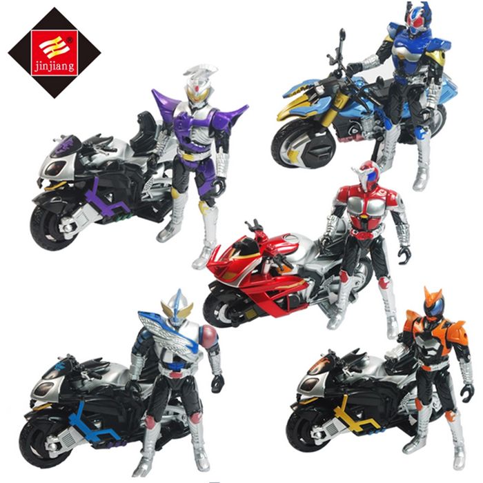 锦江铠甲儿童勇士人偶玩具超能骑士机器人变形摩托车金刚雪狼勇士