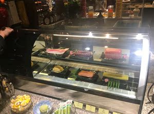 寿司柜展示柜冷藏保鲜柜商用小型台式迷你蛋糕熟食水果甜品西点