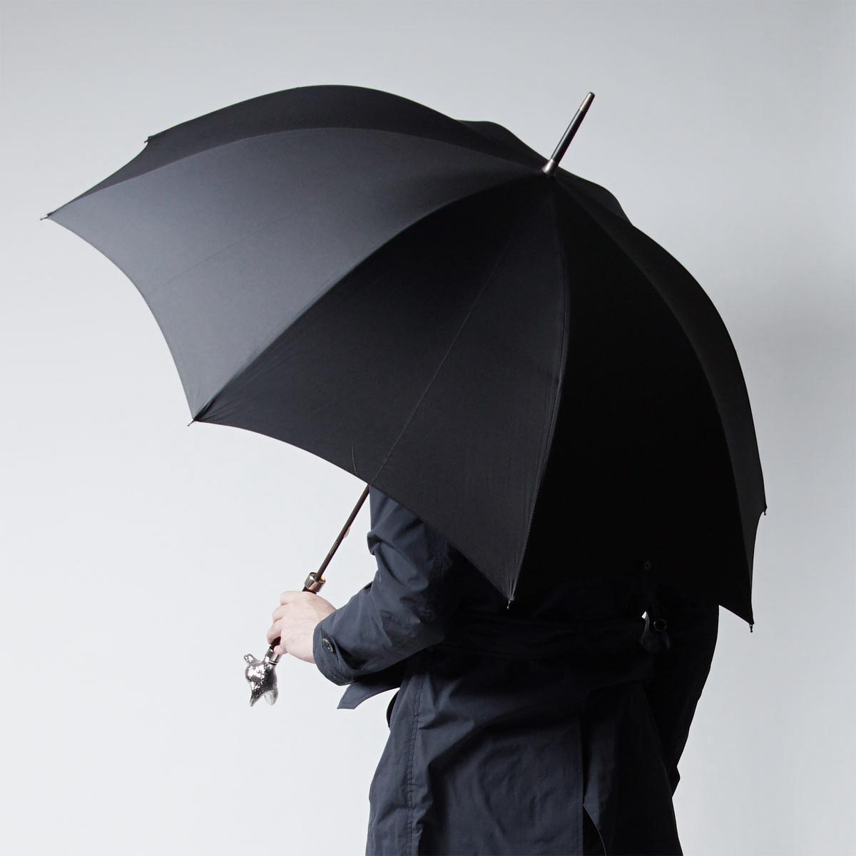 日本代购直邮fox umbrellas 英国手工制作动物头绅士长雨伞 gt29