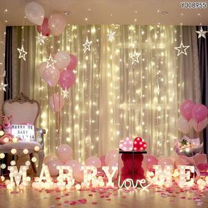 直播背景布卧室图片