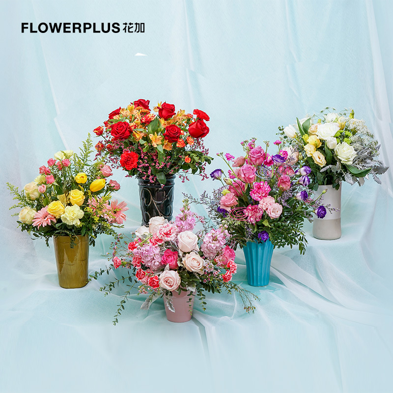 FlowerPlus花加大师系列混搭鲜花包月一周一花包邮