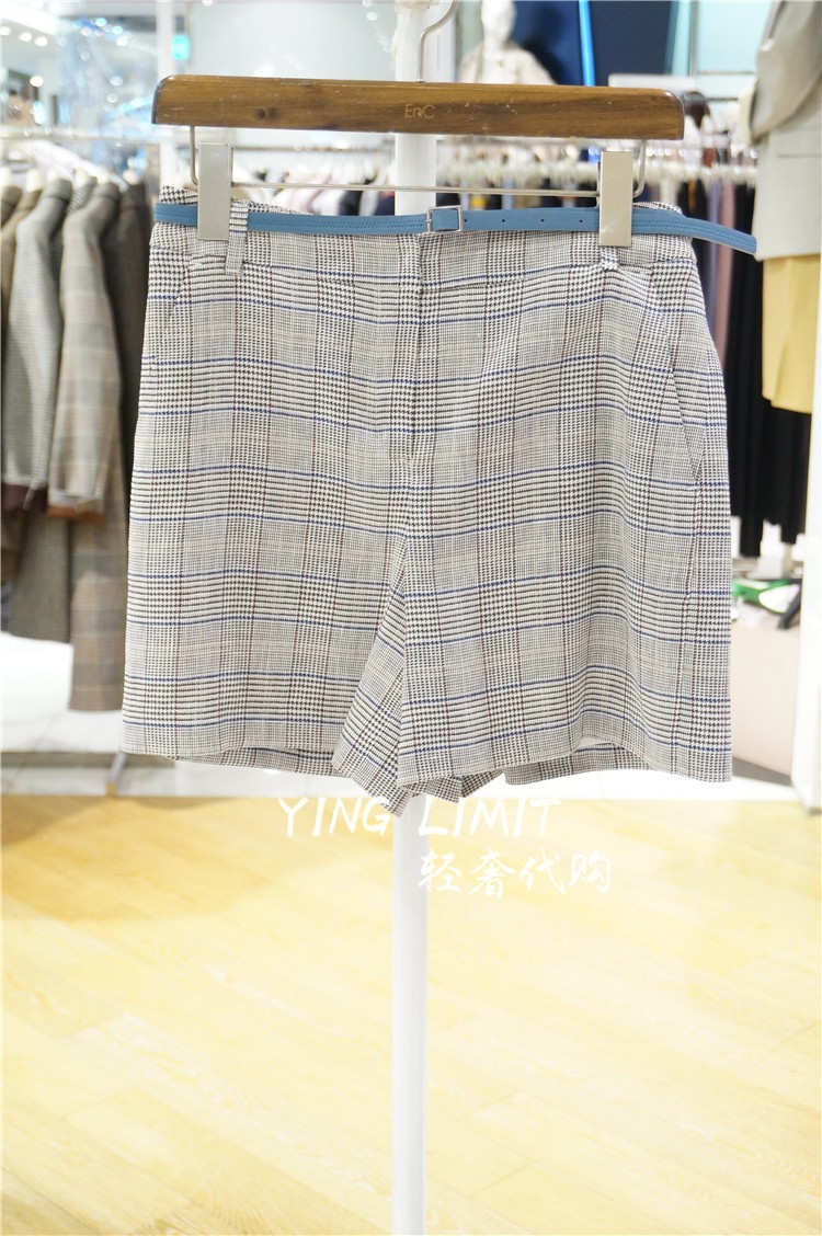 ENC韩国专柜 2019年夏新款正品女装ENTA92374W休闲短裤