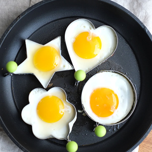创意星形煎鸡蛋模具    家用diy不锈钢煎蛋器爱心早餐荷包蛋模型