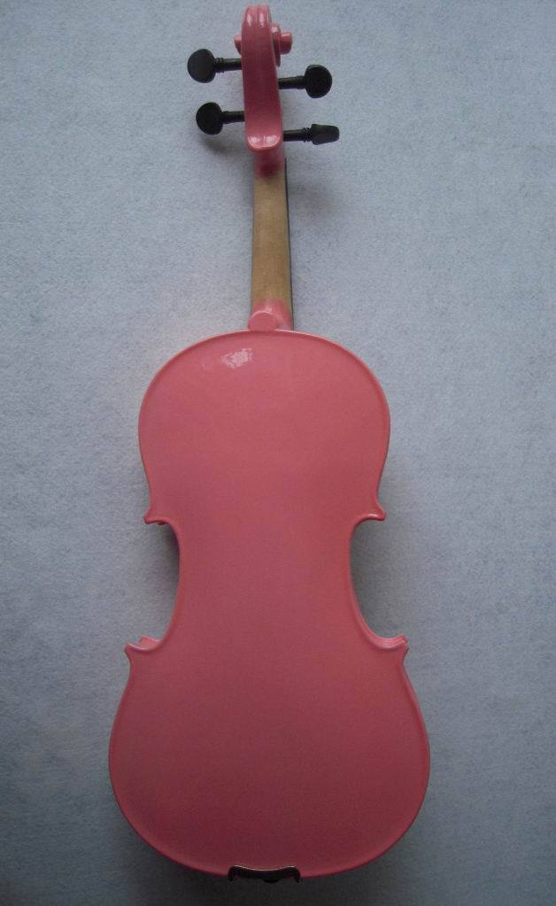 通灵粉色彩色小提琴 批量订货价格更优惠