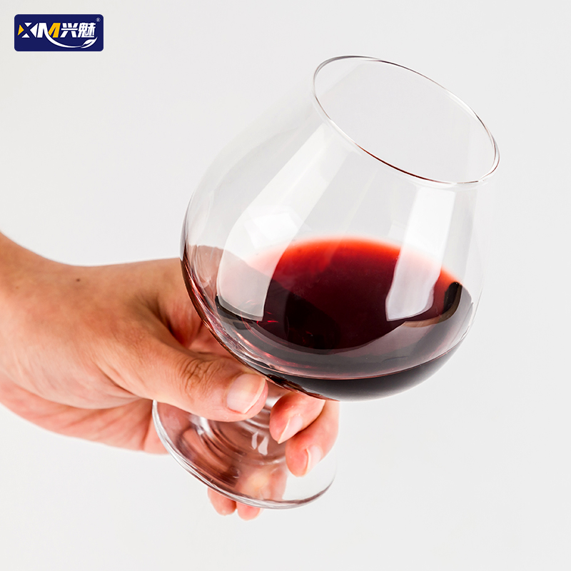 水晶玻璃矮脚大肚洋酒杯子白兰地酒杯马爹利杯创意葡萄酒杯个性杯