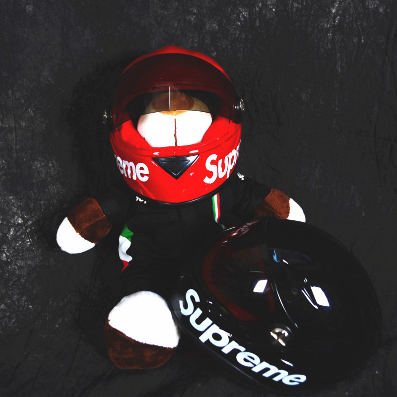 benelli racing2019supreme摩托车小头盔迷你公仔模型摆件装饰