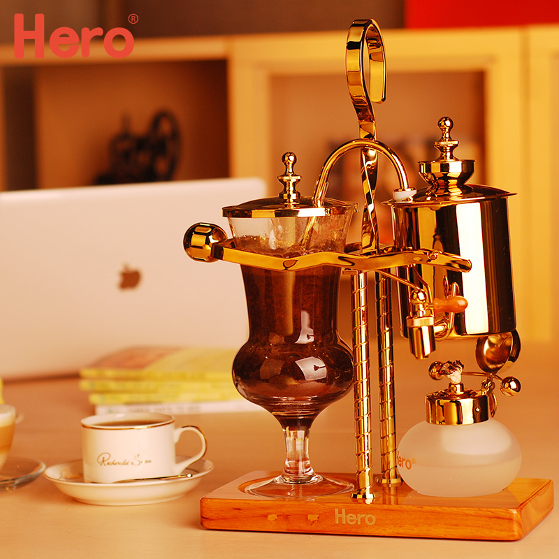 Hero咖啡壶不锈钢家用比利时咖啡壶虹吸式煮咖啡机套装虹吸壶