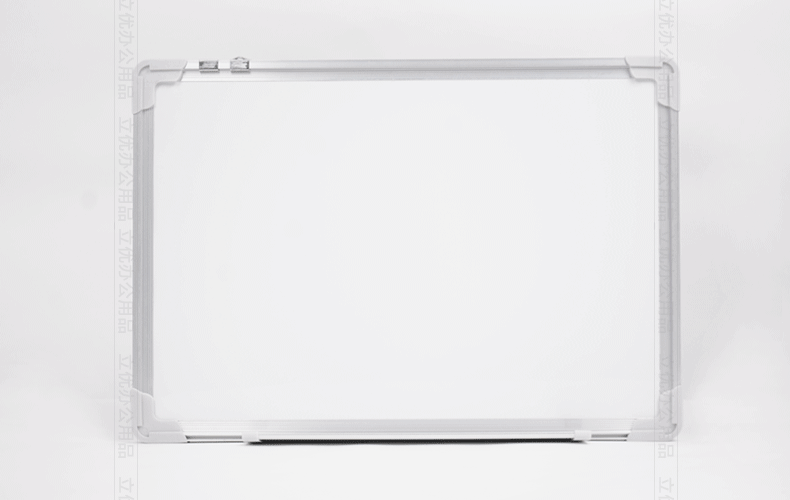 移动白板挂式黑板磁性双面留言板支架式教学办公留言画板80*120cm