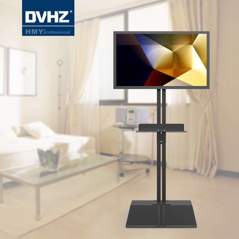 dvhz 通用19-27寸显示器落地支架 站立电脑挂架子高低可调 L6003