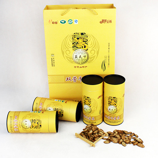 正宗山东临沂沂蒙山特产 苍山双营黄金牛蒡茶100g*4罐礼盒装包邮