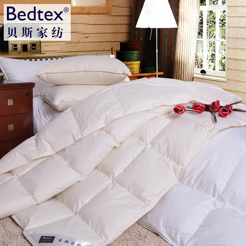 【Bedtex】羽绒被90%白鸭绒春秋被 酒店适用暖气被 亲肤透气特价