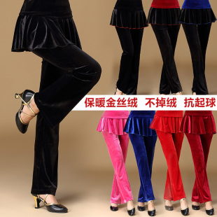 金丝绒广场舞服装