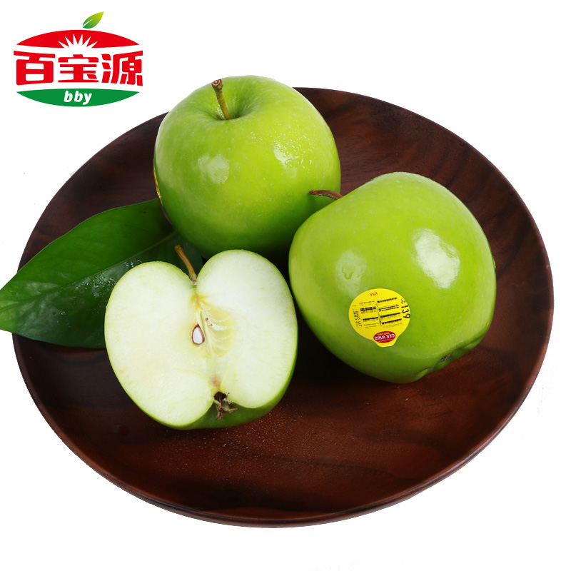 美国青苹果新鲜青蛇果青苹果水果9粒包邮进口青苹果酸甜苹果水果