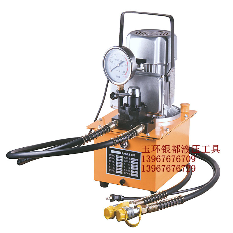 ZCB-700AB双回路电动泵手动双向超高压油泵柱塞泵站银都液压工具