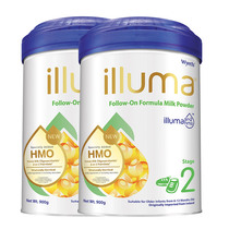爱尔兰进口 港版惠氏启赋2段 婴儿奶粉900g新包装illuma 2罐装