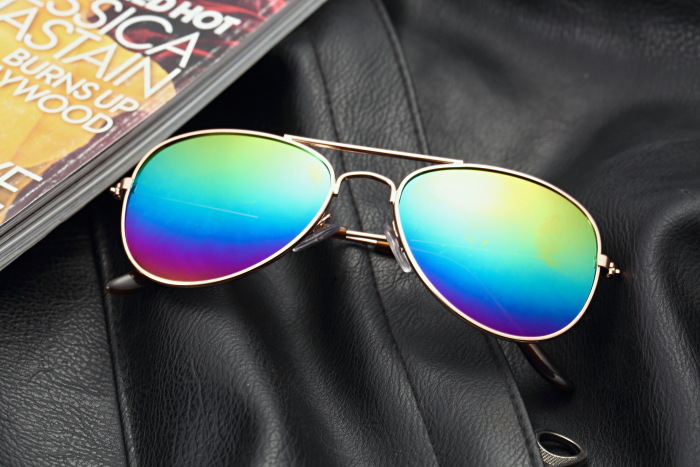 The RayBan the sun mirror men and women's child's sunglasses nearsighted sun mirror vogue revives old customs tide sunglasses RJ - intl