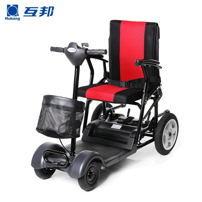 上海互邦HBDB2/2 316老年人电动代步车可折叠电瓶车四轮残疾df