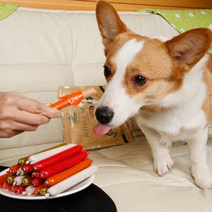 耐威克宠物狗火腿肠零食 span class=h>鸡肉/span>牛肉味狗香肠泰迪