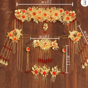 冰冰家古装头饰古代皇后娘娘发饰品全套流苏步摇发簪 span class=h>大