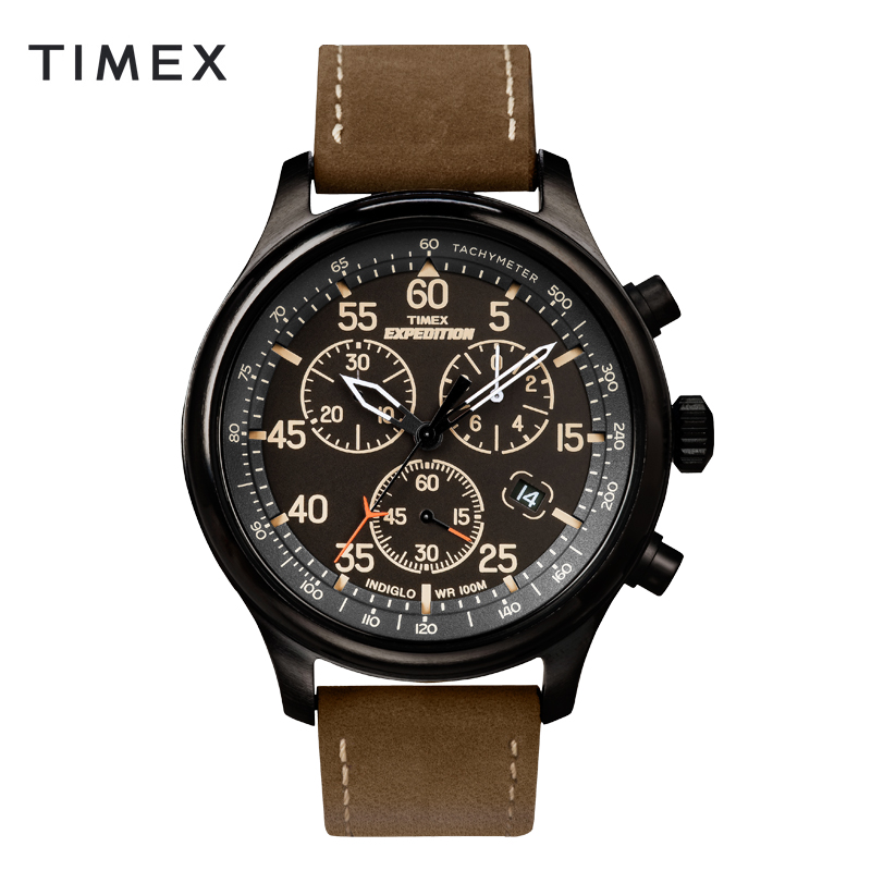 TIMEX/天美时户外运动正品男表潮流石英表三眼计时男士手表T49905