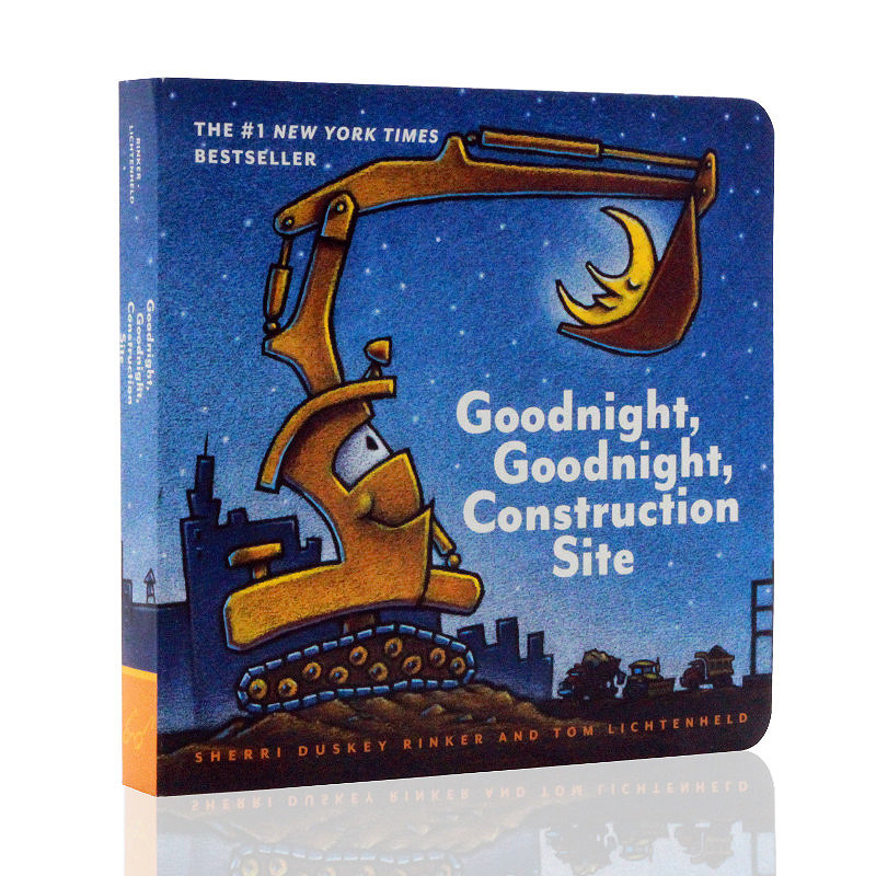 晚安建筑工地 Goodnight Goodnight Construction Site英文原版绘本 儿童启蒙纸板书图书书