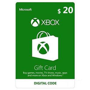 自动发xbox live gift 美服 one/360 20 美刀美金礼品充值卡