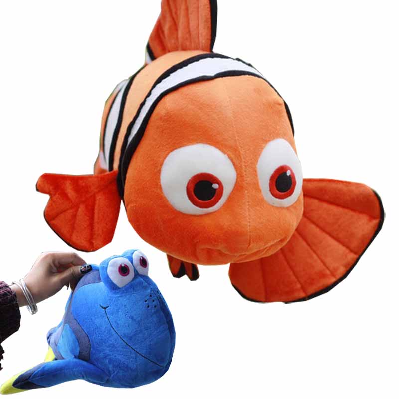 毛绒玩具海底总动员鲨鱼 海龟 多莉 章鱼尼莫小丑鱼公仔娃娃抱枕