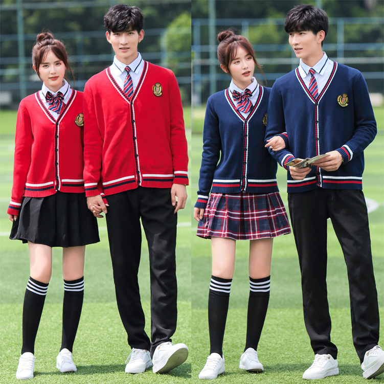 英伦学院风韩国校服春秋韩版初高中学生校园表演出班服jk制服套装