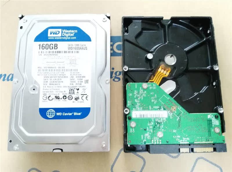 wd/西部数据 wd1600aajs 160g 台式机质保1年