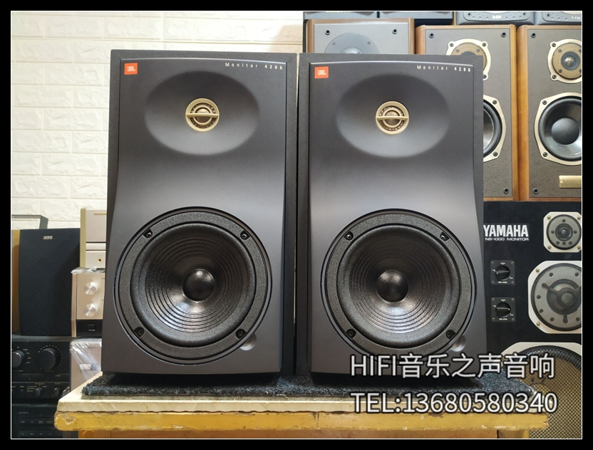 二手原装美国JBL 4206 监听小音箱 6.5寸低音