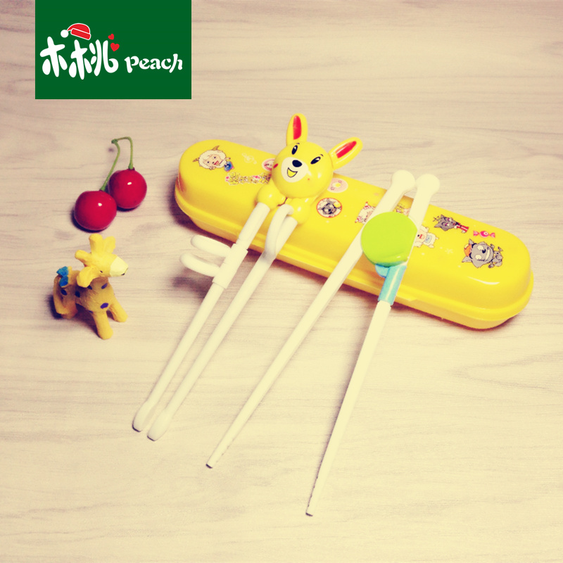 婴幼儿童学习筷套装一段加二段练习筷子纠正筷便携训练筷带盒套装