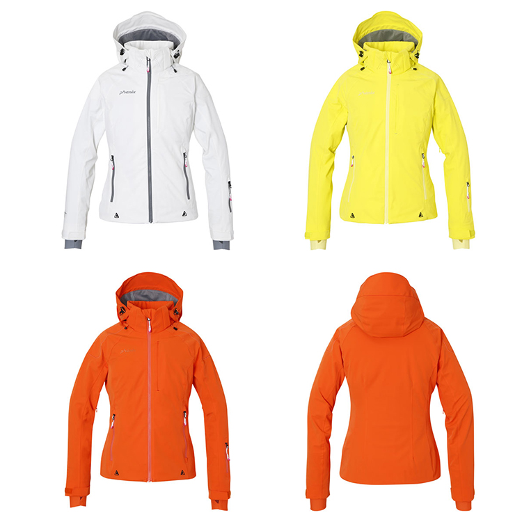 日本代购 PHENIX菲尼克斯 时尚修身女款双板滑雪服夹克上衣外套